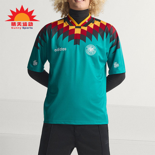 Adidas/阿迪达斯正品新款男士复古足球经典休闲文化短袖JZ6941