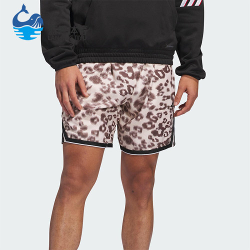 Adidas/阿迪达斯正品夏季款男士图案满印时尚透气舒适短裤JD4467