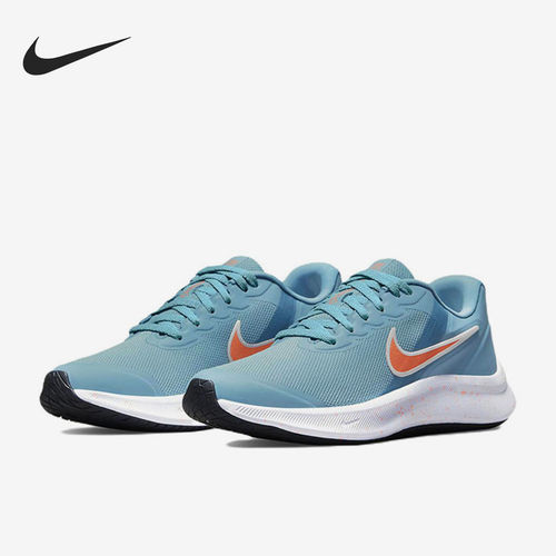 Nike耐克正品Star Runner 3大童低帮路跑运动跑步鞋DM4278-400