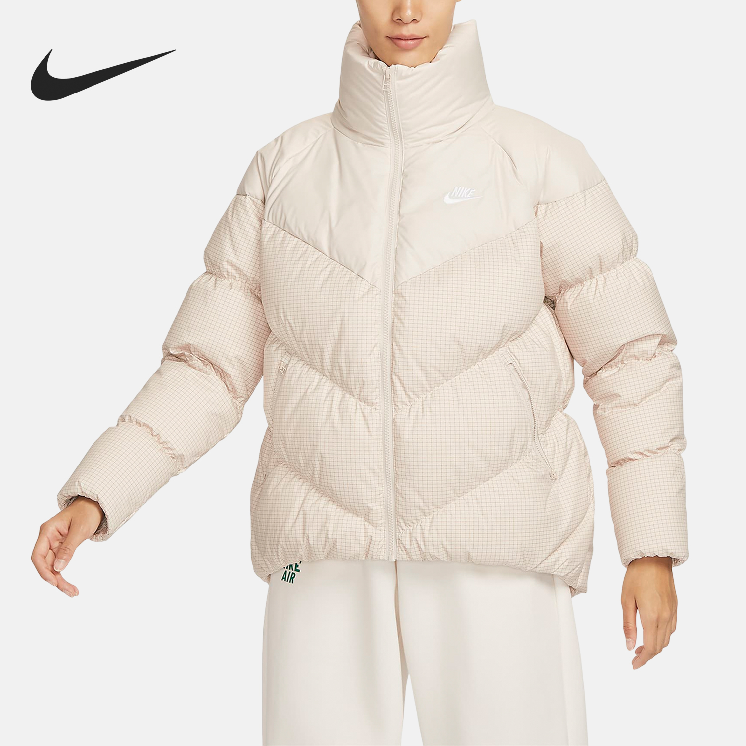 Nike/耐克官方正品冬季女士防风保暖宽松运动羽绒服FD8212-104