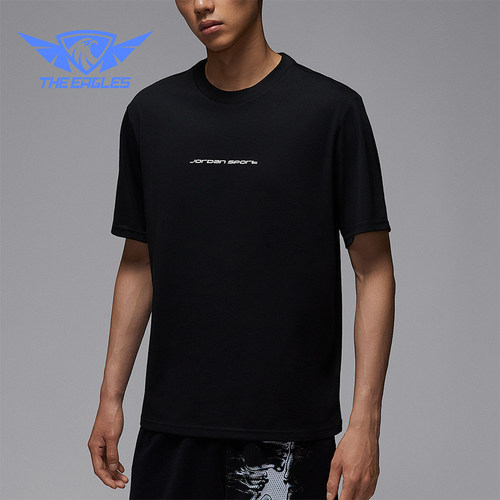 Nike/耐克正品Jordan男士柔软轻盈透气针织运动短袖IB6762-010