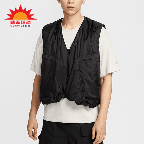 Nike/耐克正品JORDAN男士顺滑轻盈宽松经典梭织马甲HM4263-010