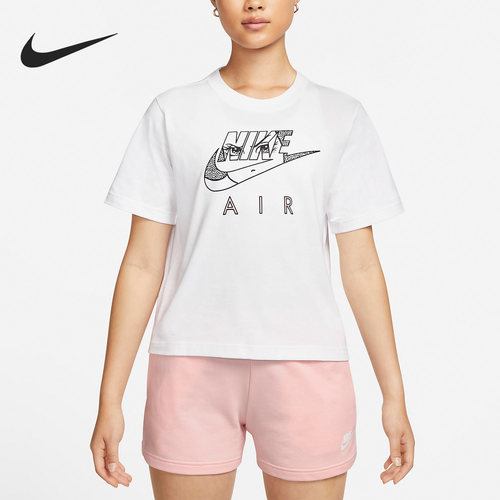 Nike/耐克正品夏季新款女子运动健身休闲短袖T恤DQ3269-100