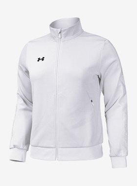 UA/安德玛正品运动女士经典针织宽松休闲夹克外套22500412-100