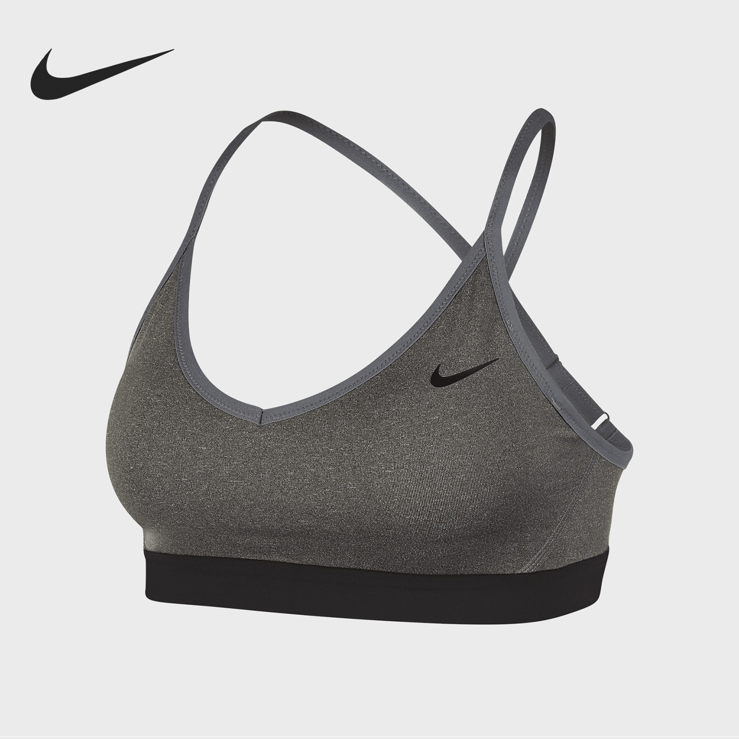 Nike/耐克正品新款女灰黑色健身训练瑜伽运动内衣832105-091