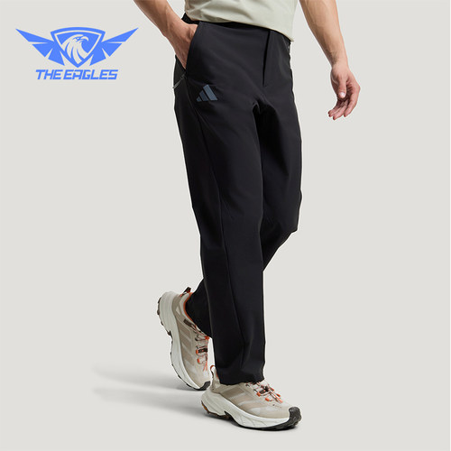 Adidas/阿迪达斯正品TEREXTEREX新款男经典黑色徒步运动裤KC7004