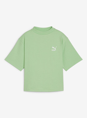 Puma/彪马正品2024新款女士简约圆领运动休闲短袖626071-89