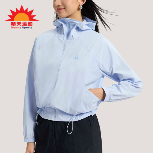 Adidas/阿迪达斯正品SFL WV JKT2女士宽松经典凉感运动外套KH2711