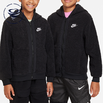 Nike/耐克正品2025秋季款GS女子大童日常连帽耐穿外套FJ6019-010