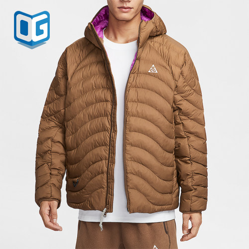 Nike/耐克正品2025冬季款男士日常连帽保暖刺绣棉服HJ3736-235