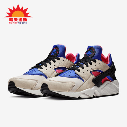 Nike/耐克正品AIR HUARACHE男士时尚拼接跑步鞋318429-056