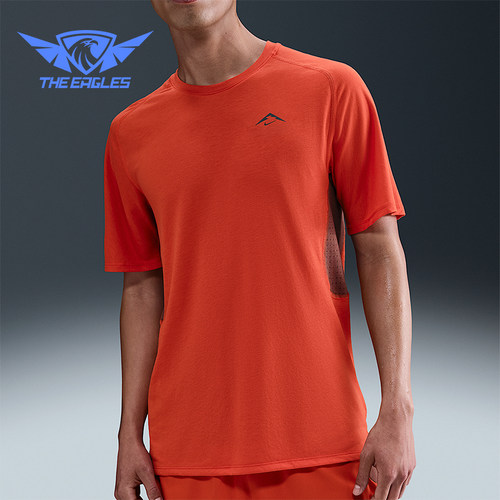 Nike/耐克正品Dri-FIT 男士套头运动透气跑步训练短袖HJ3581-633