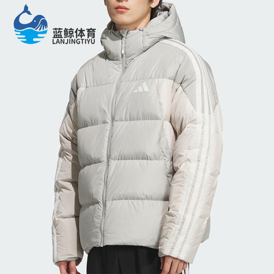 Adidas/阿迪达斯正品3S PUFF D JKT男士连帽保暖休闲羽绒服KC2496