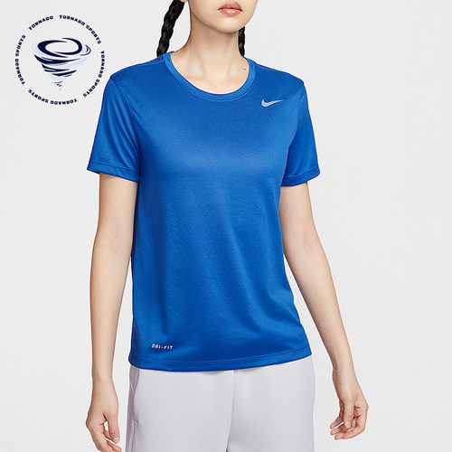 Nike/耐克正品2025新款女士宽松透气经典圆领短袖T恤IB8899-450