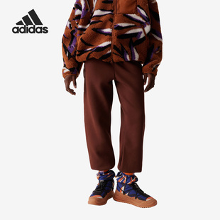 IJ0575 SMC女子简约舒适宽松束脚休闲长裤 Adidas 阿迪达斯正品