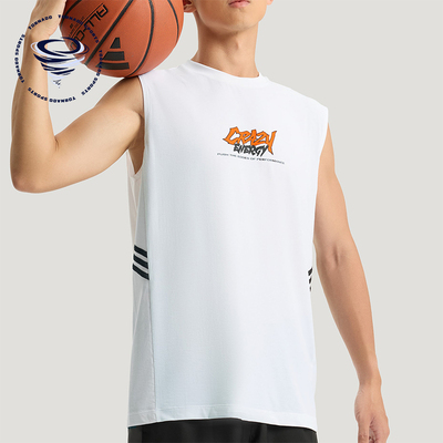 Adidas/阿迪达斯正品夏季男士无袖透气篮球运动针织亲肤T恤KS7865