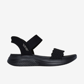 斯凯奇正品 夏季 新款 Skechers 女士轻便缓震一脚蹬沙滩凉鞋