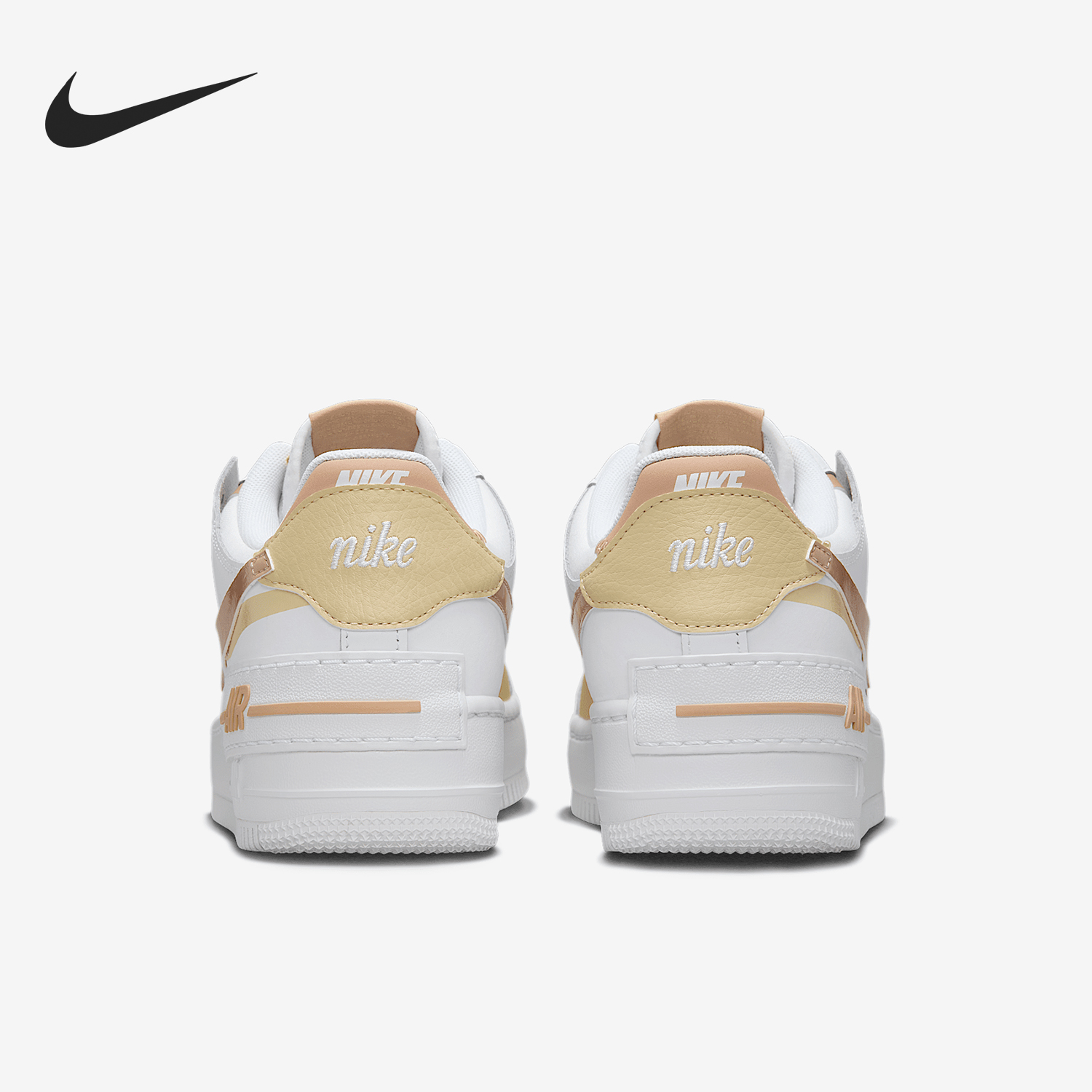 Nike/耐克官方正品Air Force 1女士气垫减震耐磨板鞋DZ1847-111