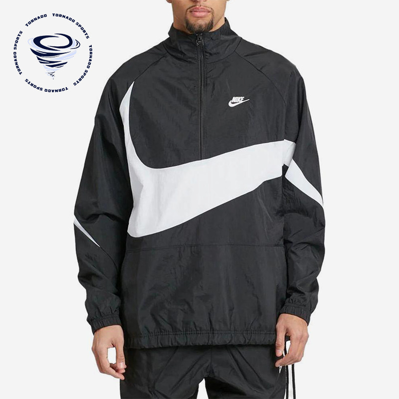 Nike/耐克正品2025男士拉链立领耐穿运动休闲日常外套AJ2696-010