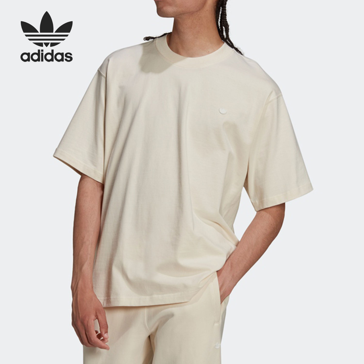 Adidas/阿迪达斯正品三叶草C TEE 男女圆领运动短袖T恤HD2747
