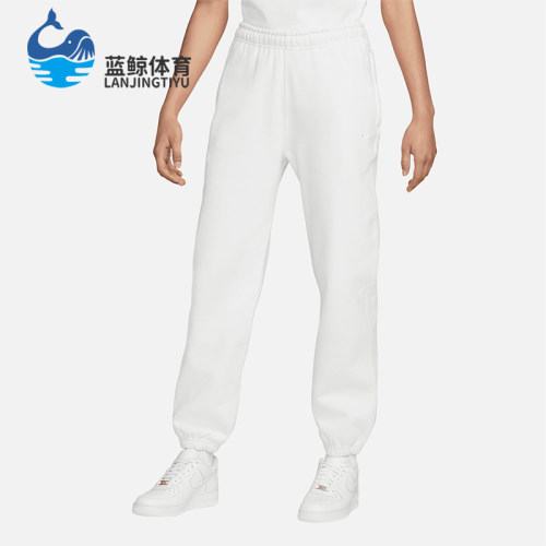 Nike/耐克正品Solo Swoosh女士休闲束脚简约针织长裤CW5565-121