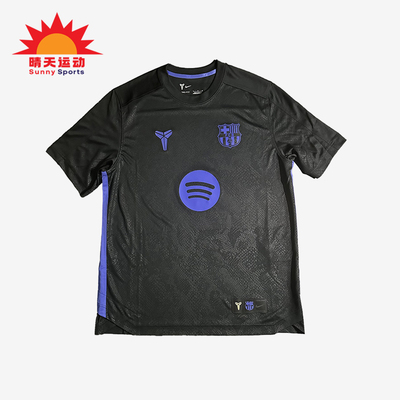 Nike/耐克正品FCBarcelona新款休闲训练短袖经典足球衣IM7853-011