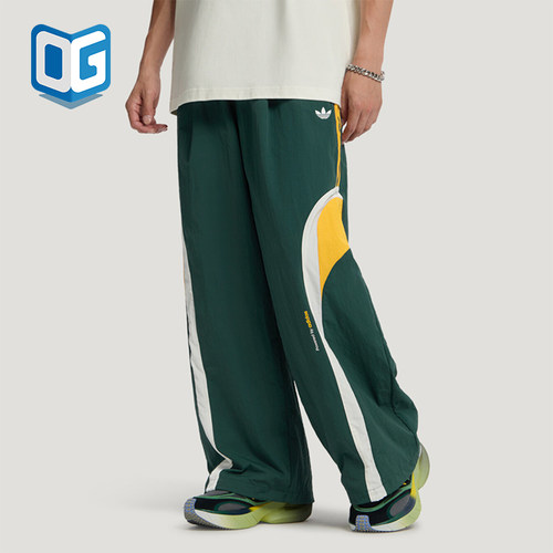 Adidas/阿迪达斯正品三叶草男士系带条纹舒适休闲长裤LD6514