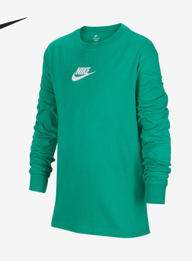 Nike/耐克正品当季新款大童休闲圆领运动长袖T恤FJ2958-324