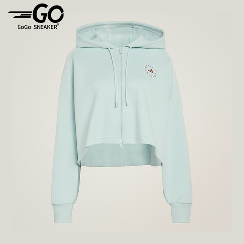 Adidas/阿迪达斯正品SMC新款女浅蓝色运动生活经典夹克外套JZ0655