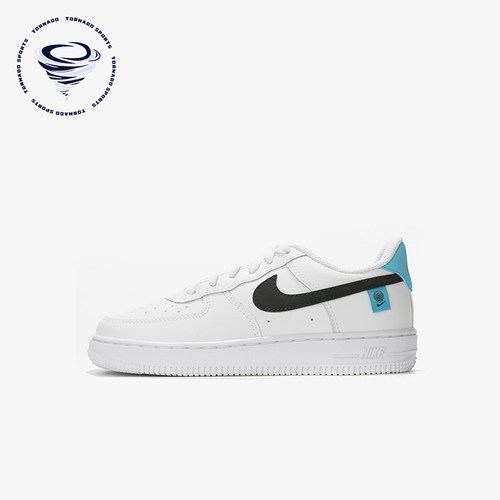 Nike/耐克正品FORCE1WPS新款儿童白蓝色休闲板鞋CN8539-100