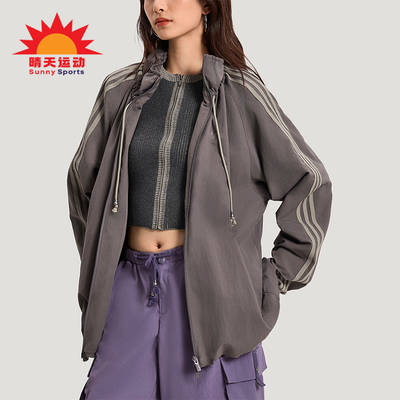 Adidas/阿迪达斯正品三叶草OVERSIZEDTRACKTOP经典夹克外套KR2625