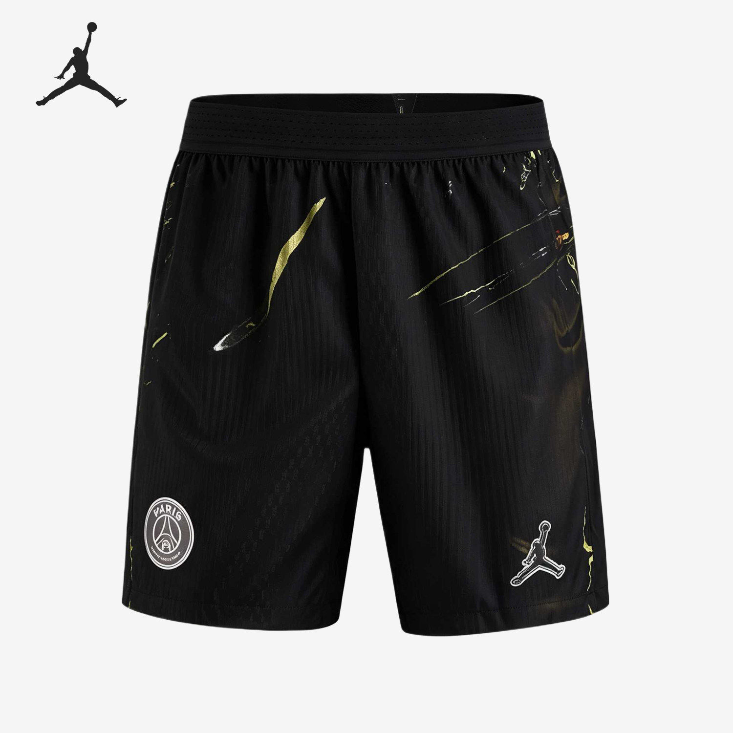 Nike/耐克官方正品JORDAN新款男黑金色足球运动短裤IB3149-010
