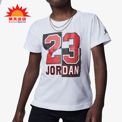 Nike/耐克正品JORDAN23印花短袖T恤新款经典短袖T恤FB1689-100