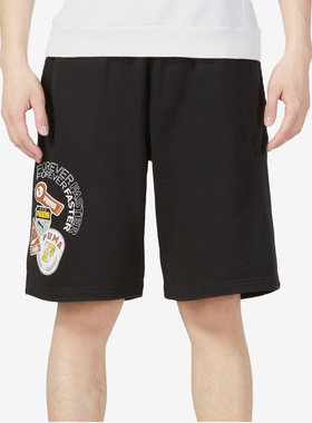 Puma/彪马正品2023夏季新款男子系带运动休闲短裤623254-01