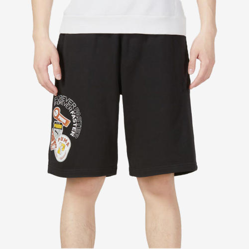 Puma/彪马正品2023夏季新款男子系带运动休闲短裤623254-01