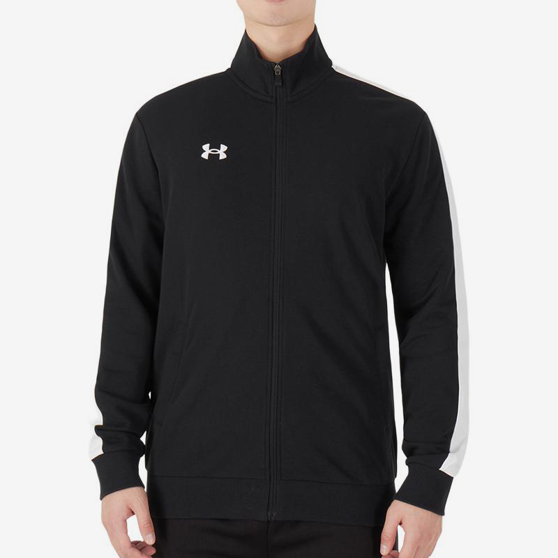 UA/安德玛正品运动男士针织简约拉链经典夹克外套21500440-001