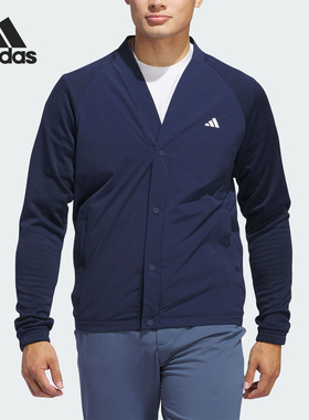 Adidas/阿迪达斯正品新款男士高尔夫运动针织开衫外套IN6489
