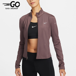 运动跑步外套IB1999 2025女士耐穿立领印花修身 502 耐克正品 Nike