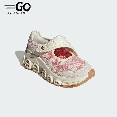 Adidas/阿迪达斯正品三叶草女士镂空时尚经典印花休闲鞋JS1327