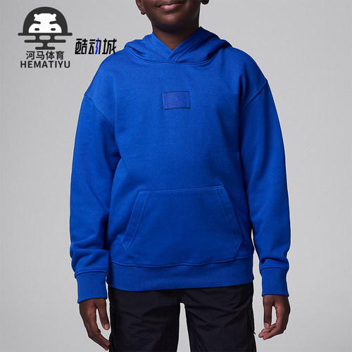 耐克大童加绒连帽卫衣