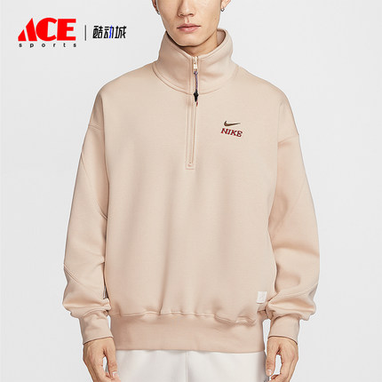 Nike/耐克正品2025冬季款男士日常立领套头半拉链卫衣IQ3708-126