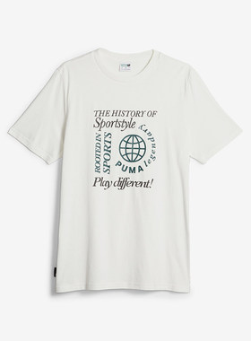 Puma/彪马正品2023夏季新款男子透气运动短袖T恤624712-65