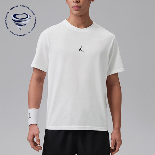 Nike/耐克正品JORDAN男士运动圆领干爽舒适透气短袖T恤IB6758-100