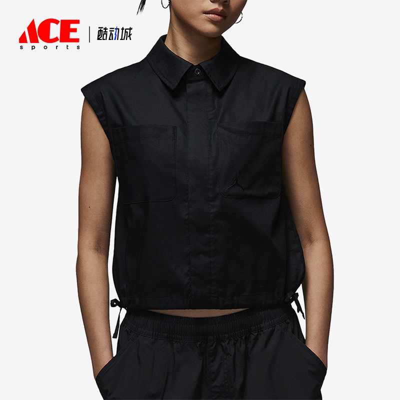 Nike/耐克正品Jordan Poolside 女士无袖经典梭织上衣HJ0056-010