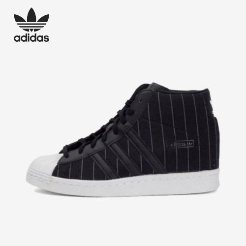 Adidas阿迪达斯正品SUPERSTAR UP W女包裹性防滑高帮板鞋S79381