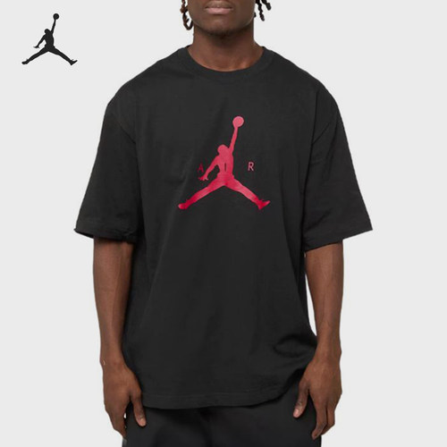 Nike/耐克正品Jordan男士时尚徽标圆领短袖运动T恤IM9801-011