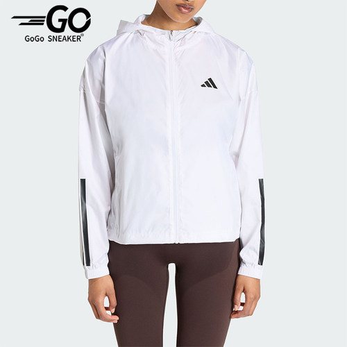 Adidas/阿迪达斯正品HYG WINDY女士运动宽松连帽经典夹克KC7655