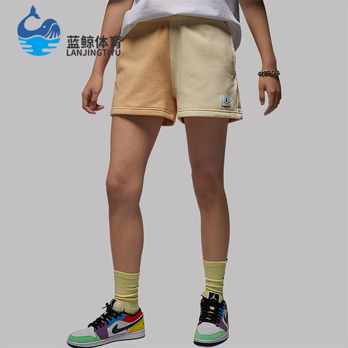 Nike/耐克正品JORDAN女士拼接时尚直筒运动短裤DZ3367-251