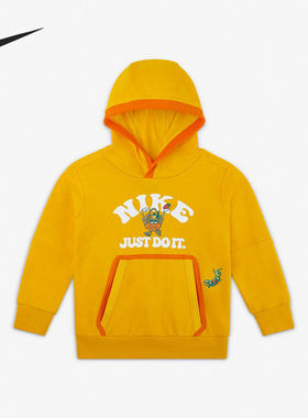 Nike/耐克正品春季新款套头连帽衫小童运动卫衣DR9986-010