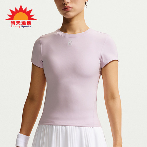 Nike/耐克正品Court Advantage女士修身网球短袖HQ2995-583